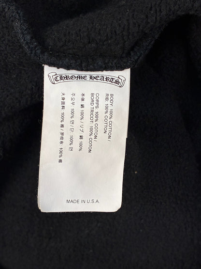 Chrome Hearts King Taco Triple Cross Embroidered Pullover Hoodie Black