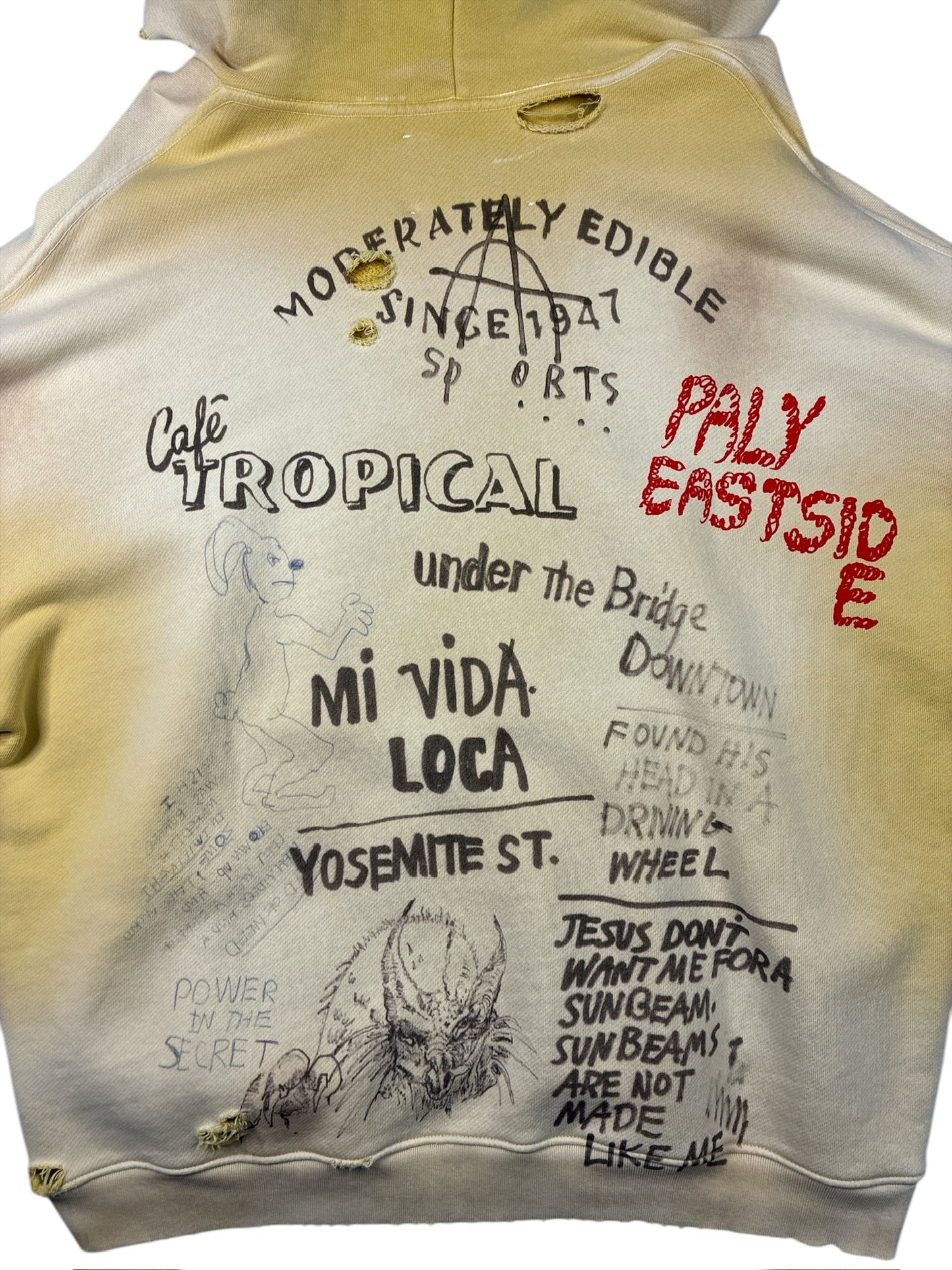 PALY Yellow 'EPDS' Hoodie