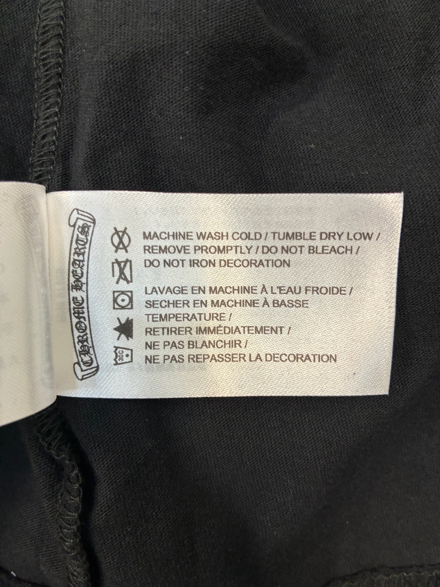 T-shirt à manches longues Chrome Hearts avec logo en volute