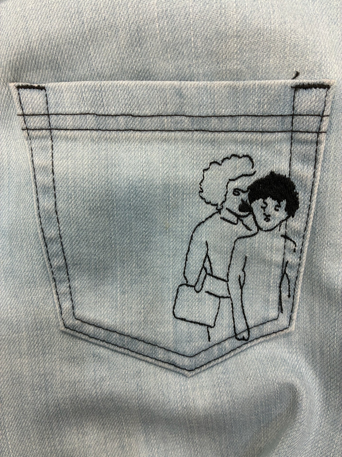 Enfants Riches Deprimes Portrait Logo Jeans