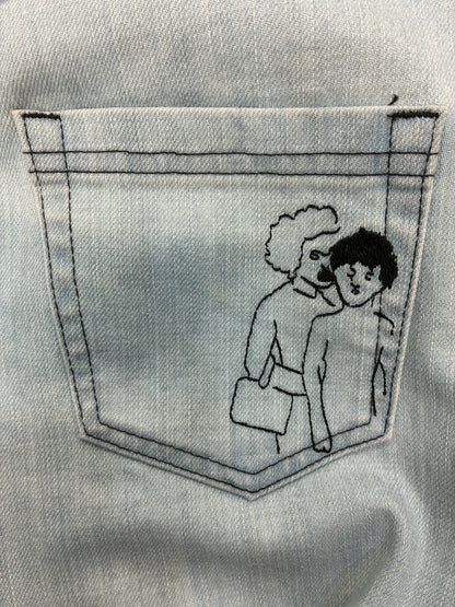 Enfants Riches Deprimes Portrait Logo Jeans