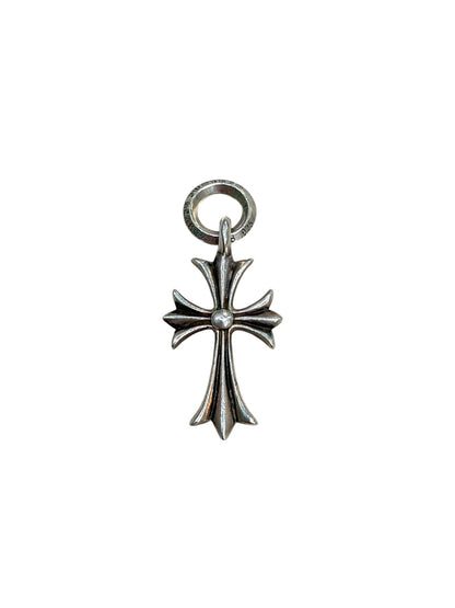 Chrome Hearts Sterling Silver Tiny CH Cross Charm