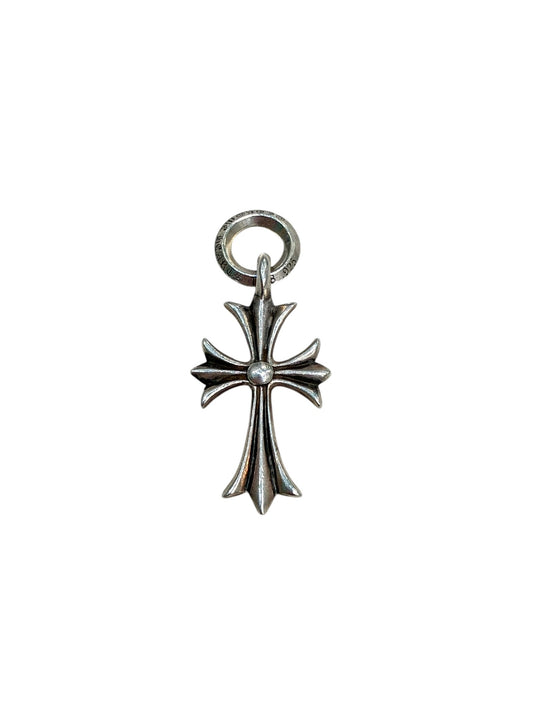 Chrome Hearts Sterling Silver Tiny CH Cross Charm