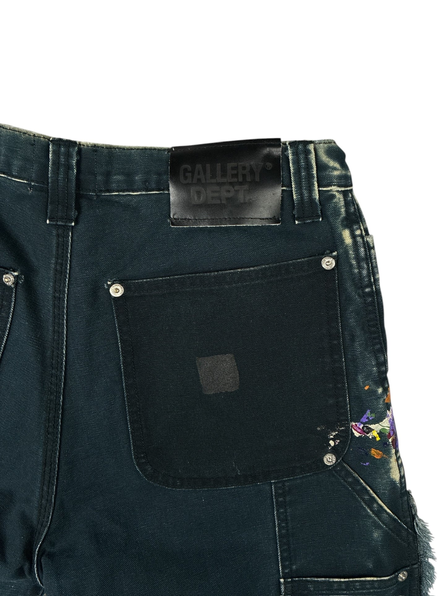 Gallery Dept Carpenter Flared Jeans Navy Blue