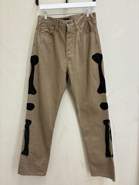 Kapital Slim-Fit Appliqued Denim Jeans