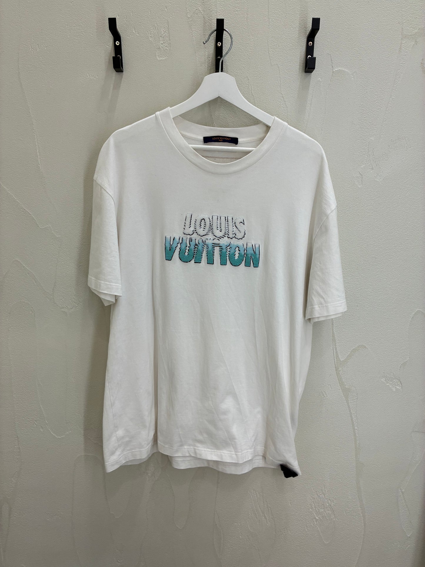 Louis Vuitton Embroidered Beads cotton T-Shirt