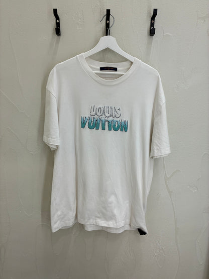 Louis Vuitton Embroidered Beads cotton T-Shirt