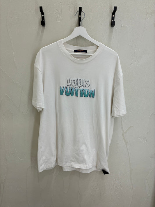 Louis Vuitton Embroidered Beads cotton T-Shirt