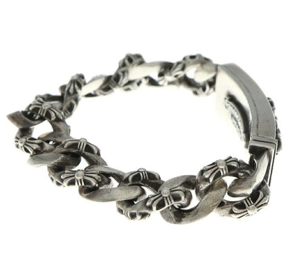 Chrome Hearts Floral Cross Fancy Link Bracelet