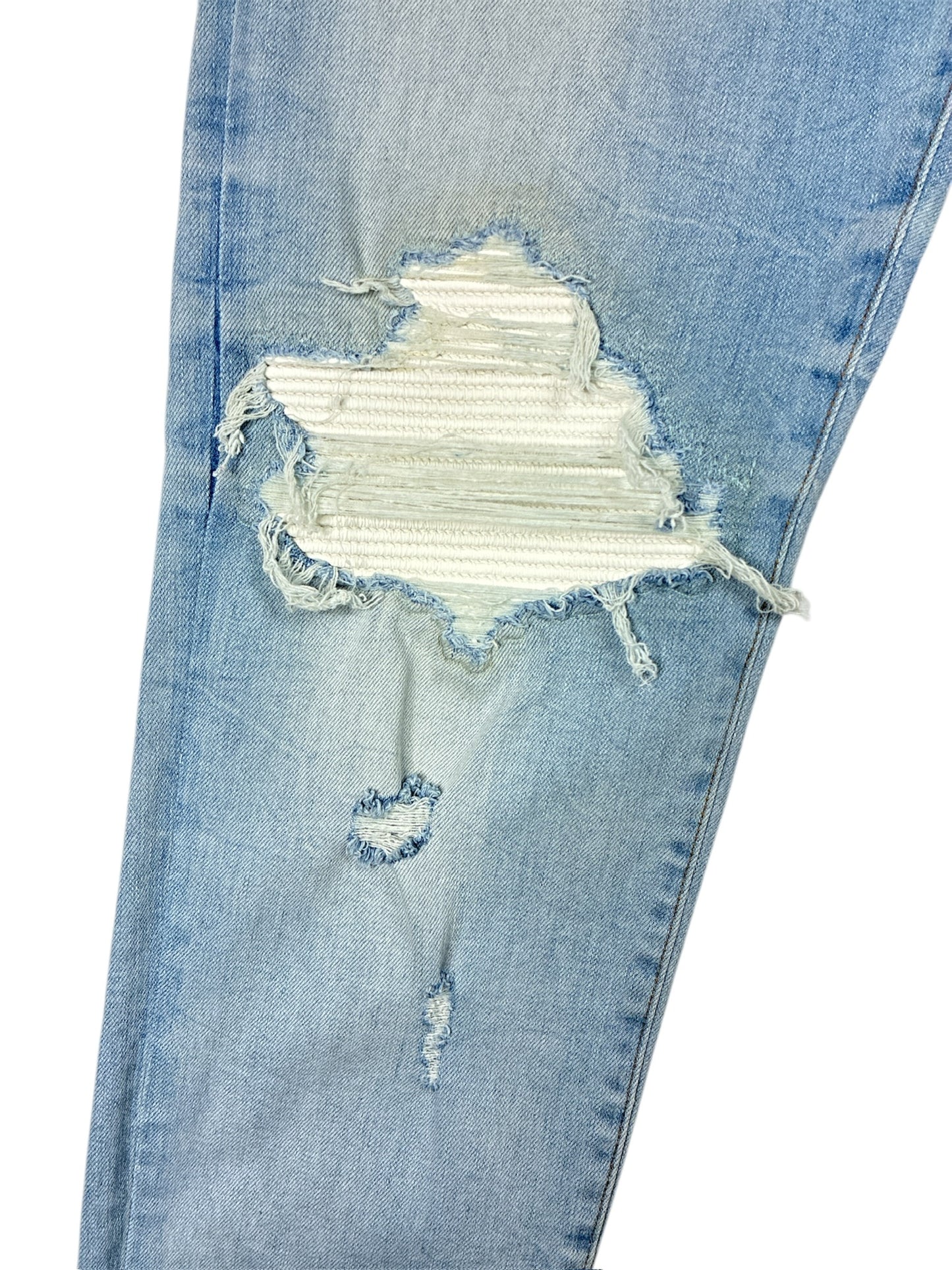 AMIRI MX1 White Patch Distressed Jean