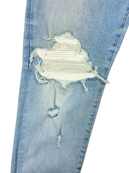 AMIRI MX1 White Patch Distressed Jean