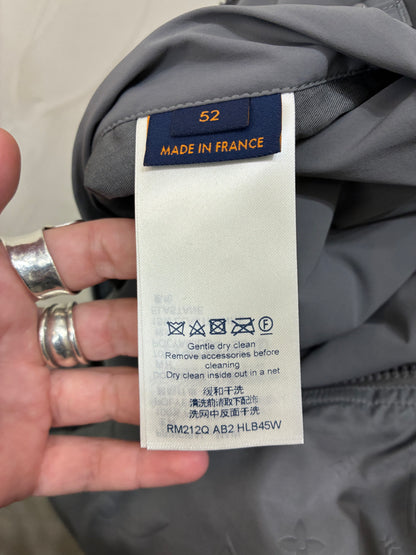 Louis Vuitton Reversible Monogram Down Blouson Jacket Gray