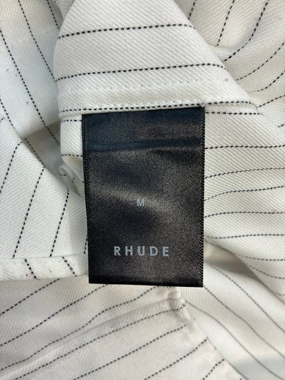 Rhude Twill Stripped Mechanic Shirt