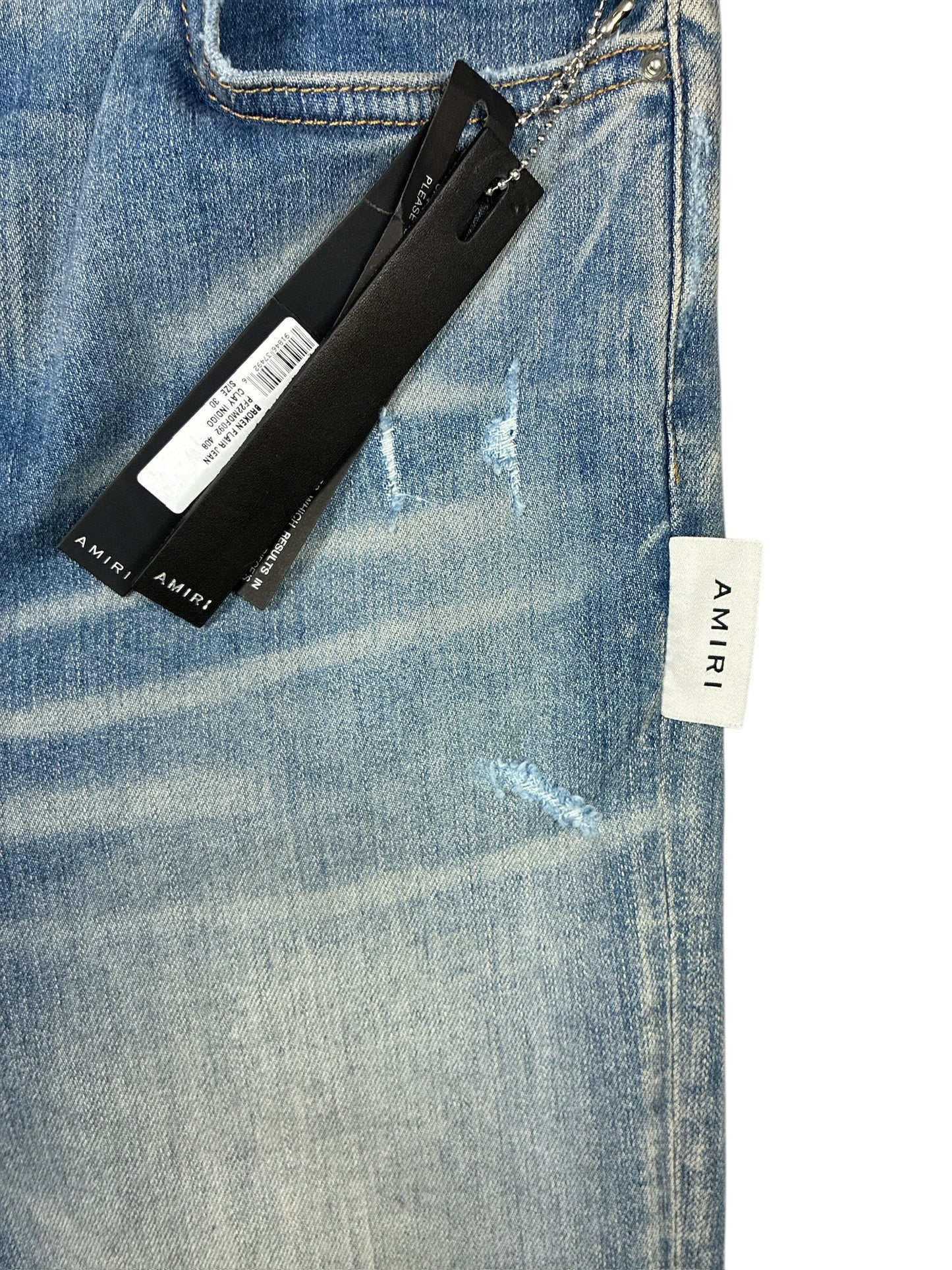 Amiri Blue Bootcut Jeans