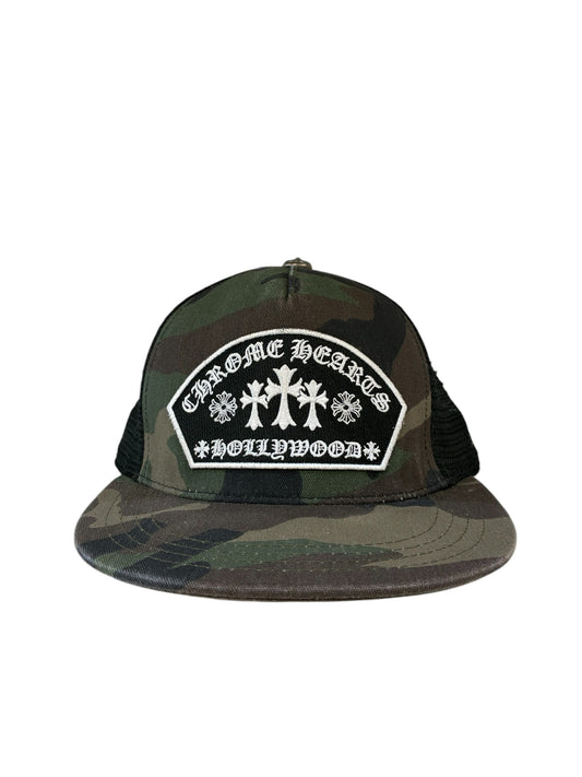 Chrome Hearts Triple Cross Hollywood Trucker Hat