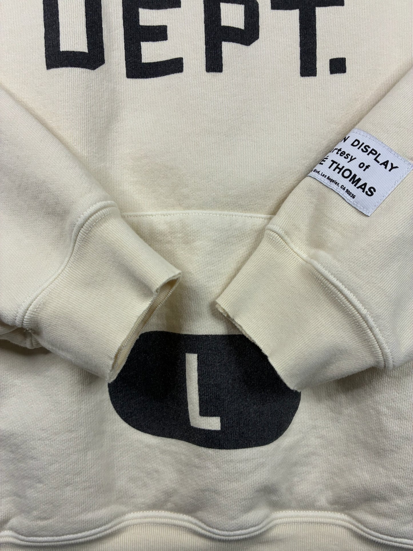 Gallery Dept Boxing Hoodie Cream