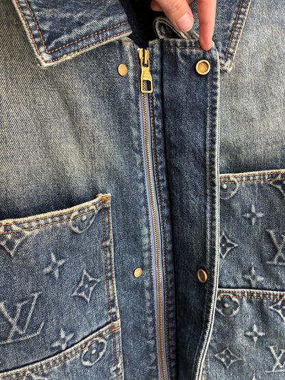 Louis Vuitton LV Monogram Denim Carpenter Jacket