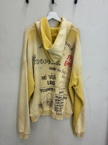 PALY: Yellow 'EPDS' Hoodie