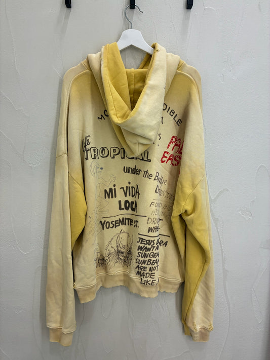 PALY: Yellow 'EPDS' Hoodie