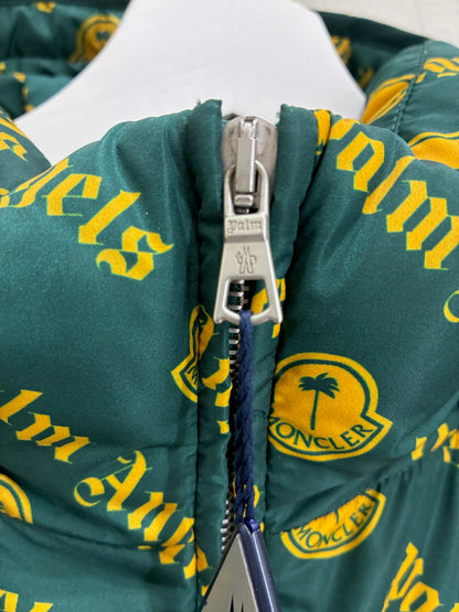 Moncler x Palm Angels Thompson Short Down Jacket Dark Green