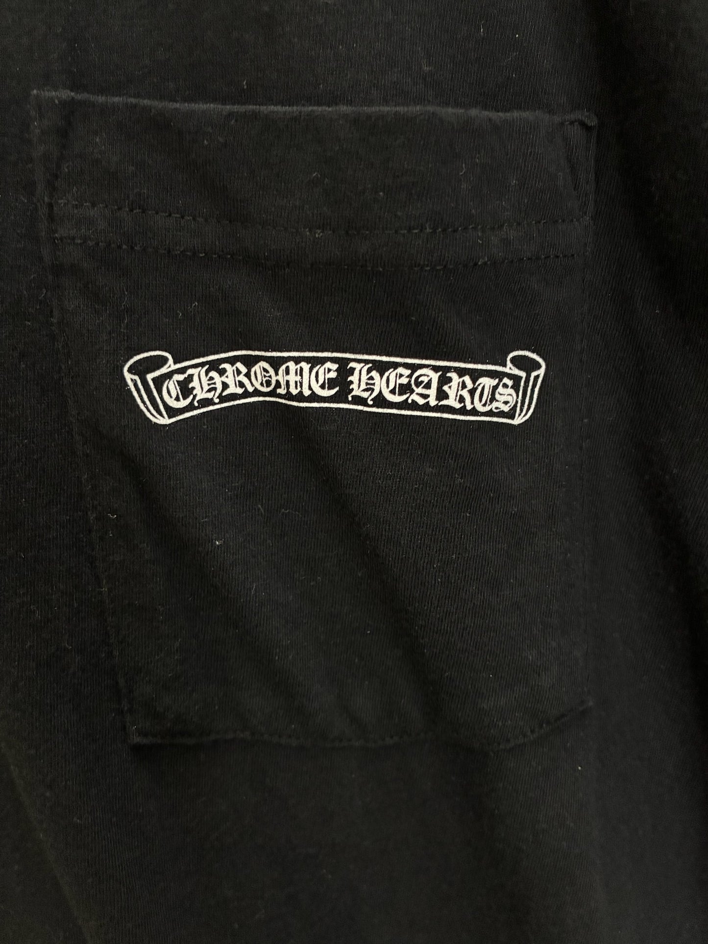 Chrome Hearts Scroll Logo Pocket T-shirt