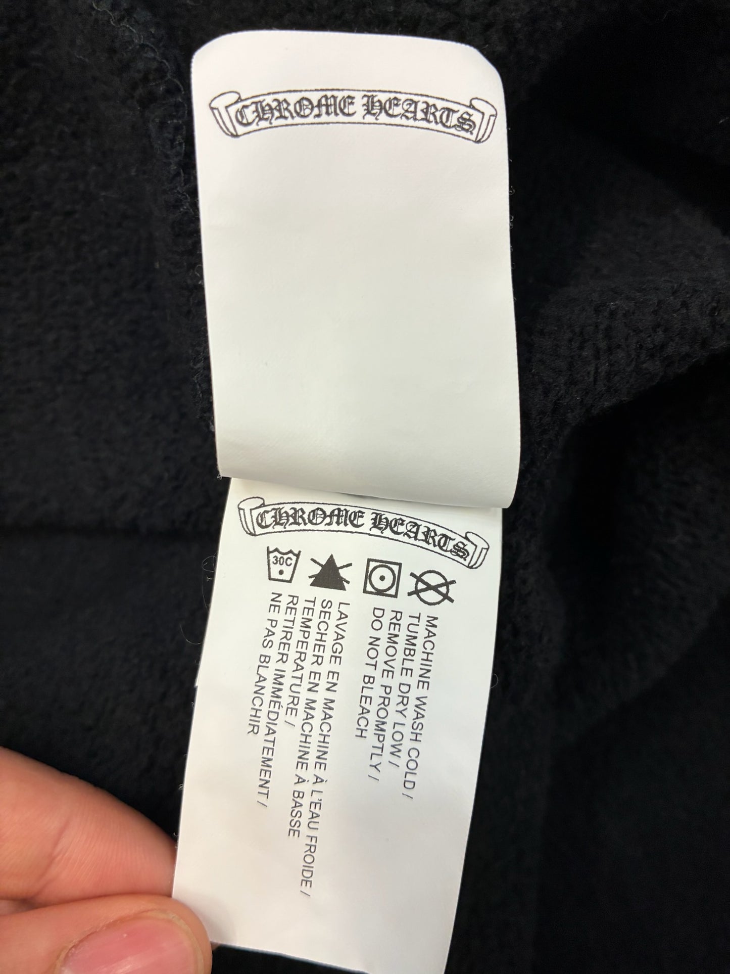 Chrome Hearts King Taco Triple Cross Embroidered Pullover Hoodie Black