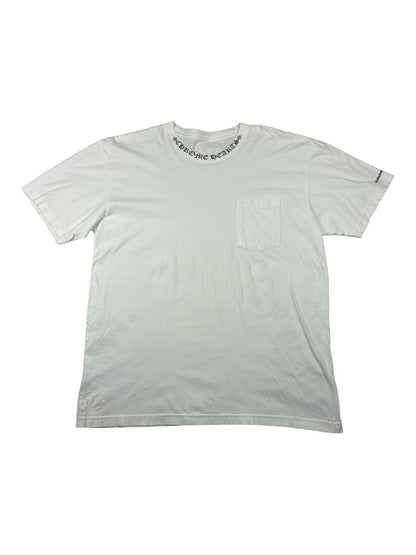 Chrome Hearts Neck Letter Logo T-Shirt