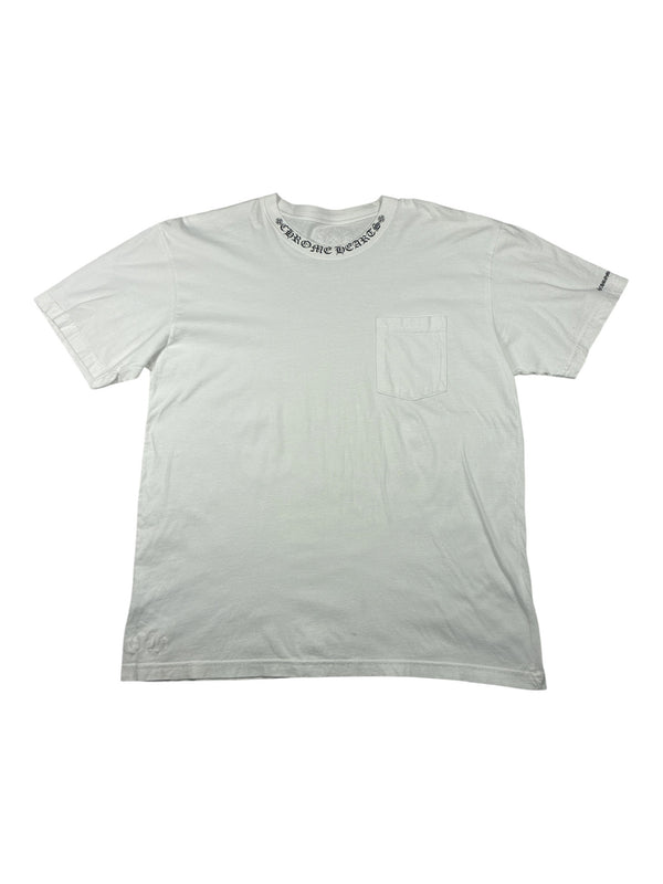 Chrome Hearts Neck Letter Logo T-Shirt