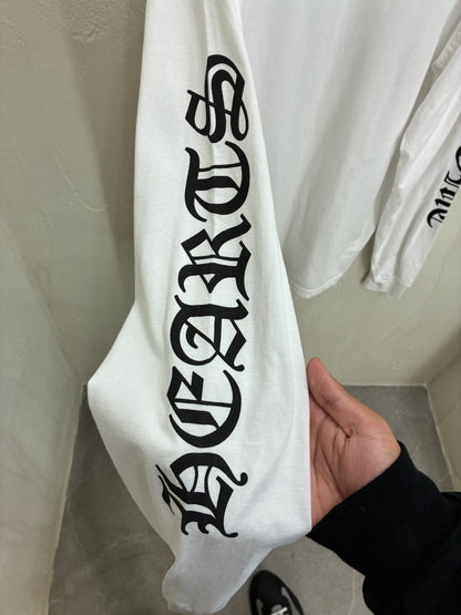 Chrome Hearts Neck Logo Long Sleeve Crewneck