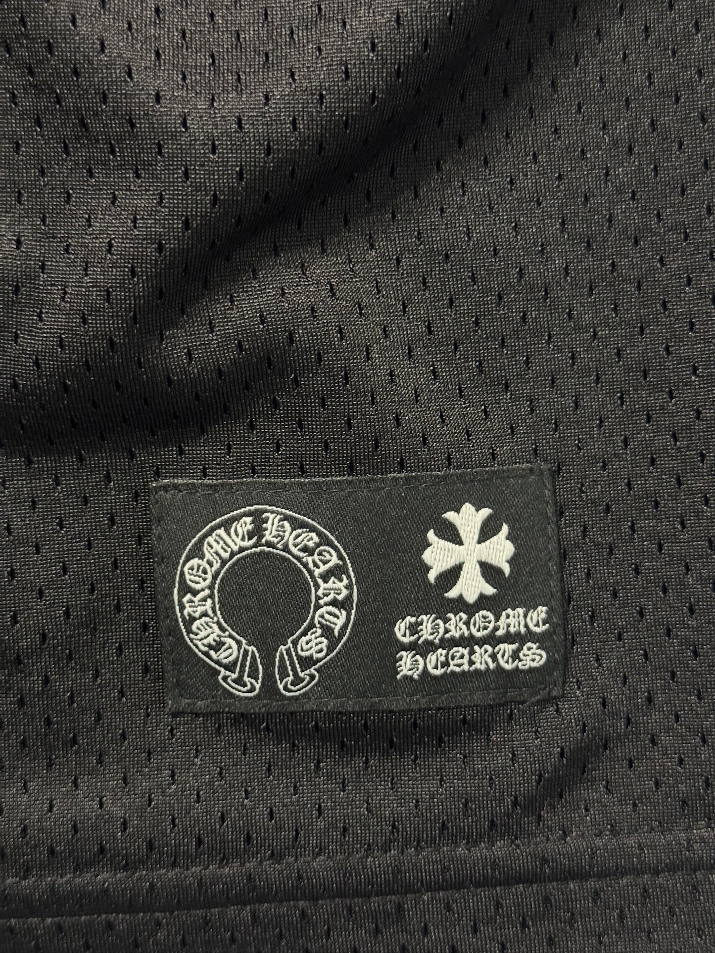 Chrome Hearts Black Mesh Stadium Football Jersey