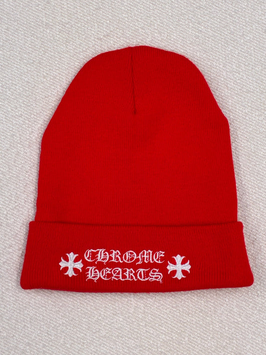 Chrome Hearts Red Beanie