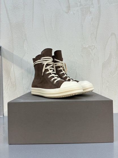 Rick Owens Saddle Milk Porterville Sneakers