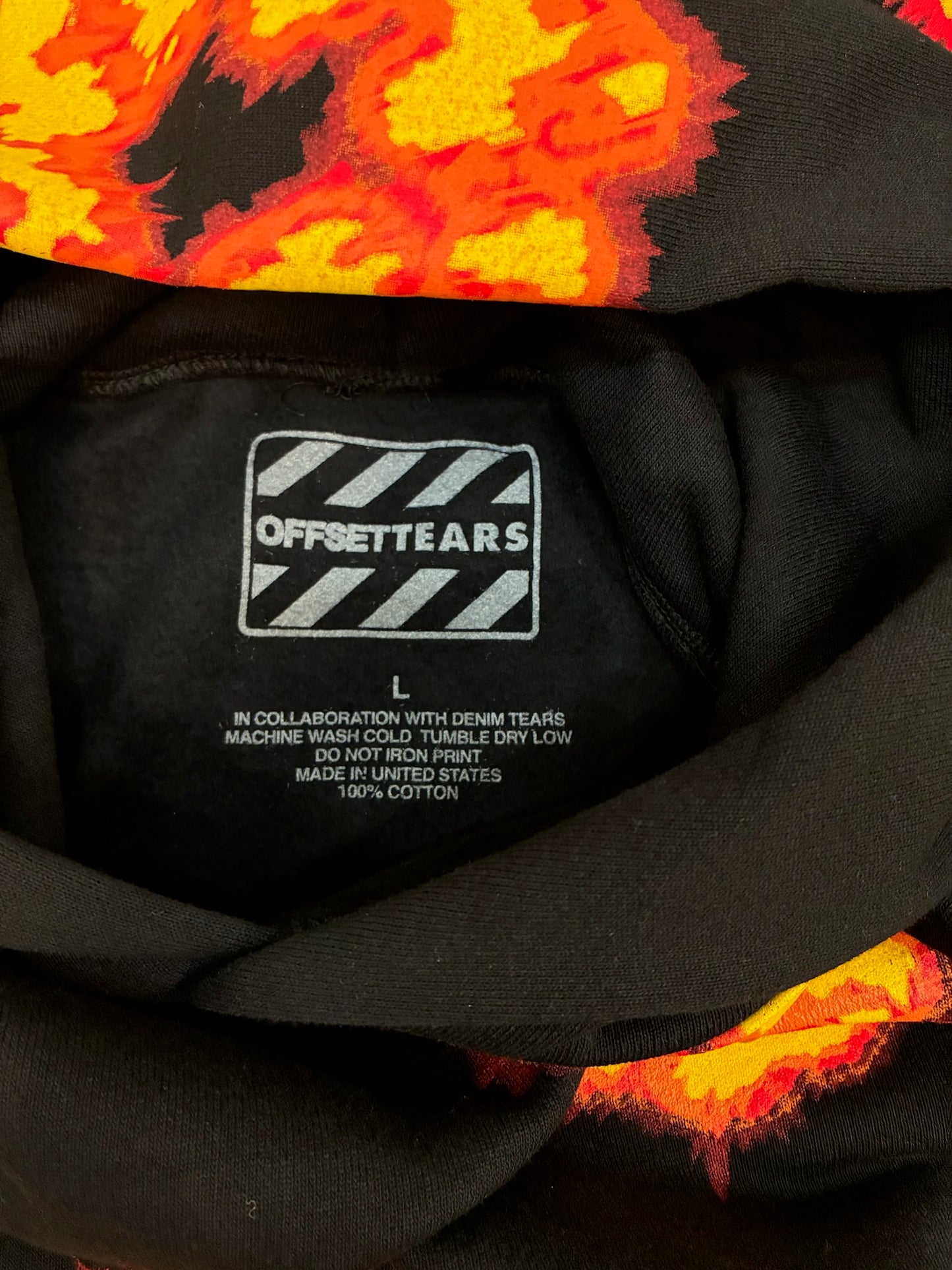 Denim Tears x Offset Wreath Hoodie 'Black'