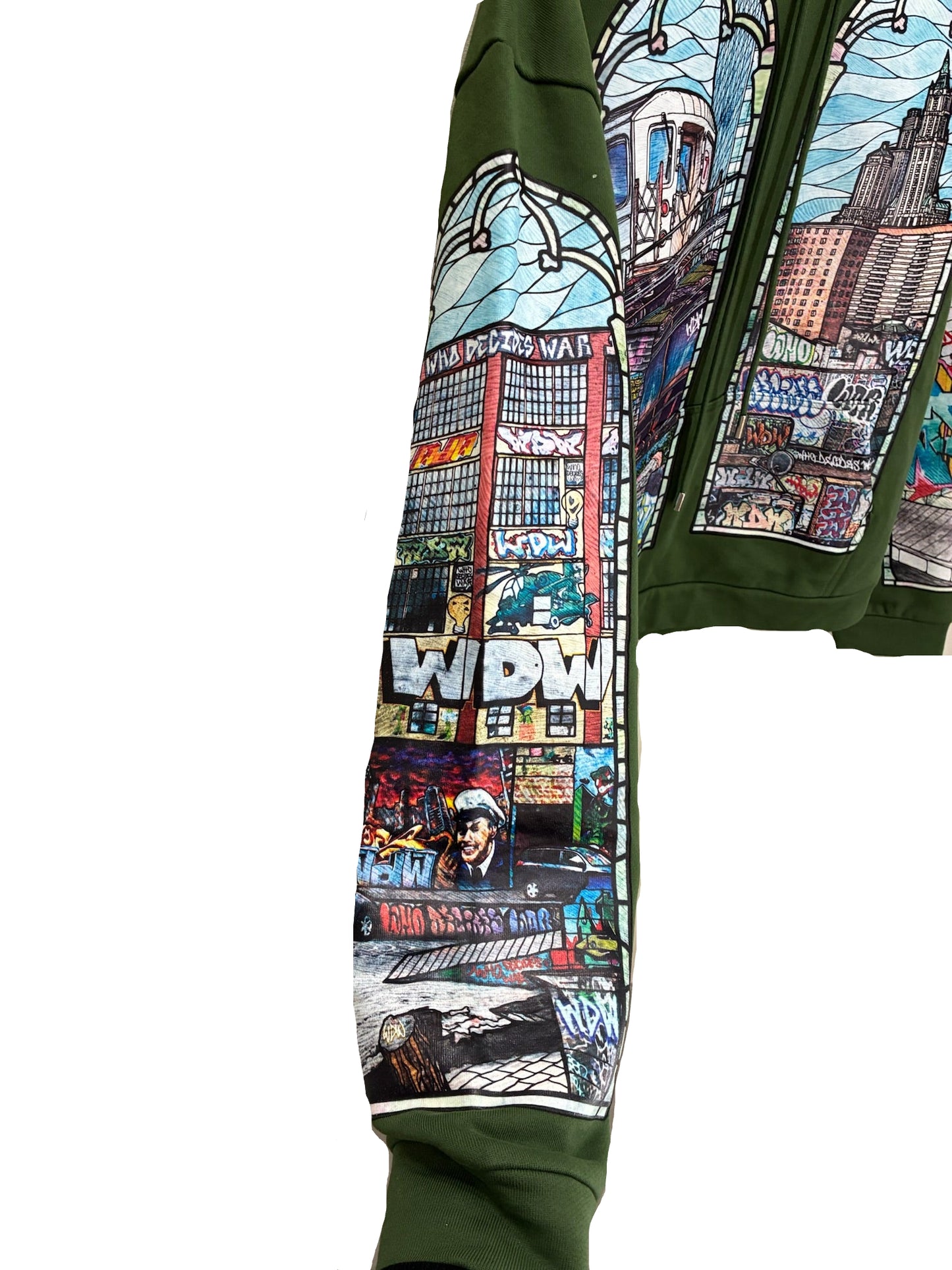 Who Decides War Politics As Usual Hoodie 'Green'