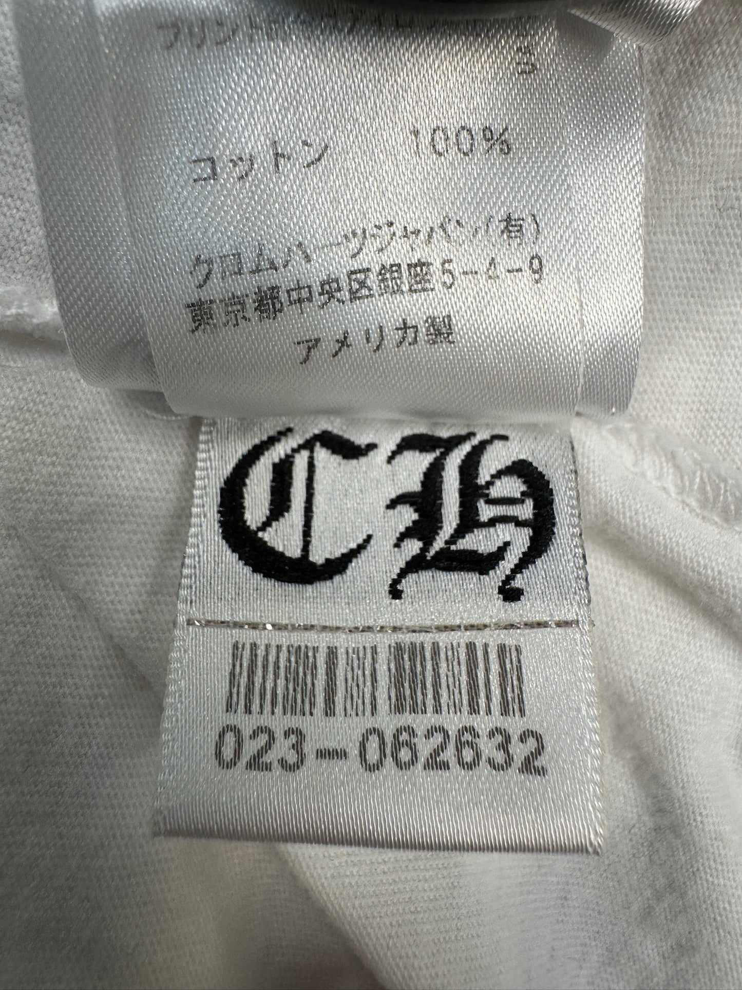 Chrome Hearts Shoulder Logo Pocket Tee USA Edition White
