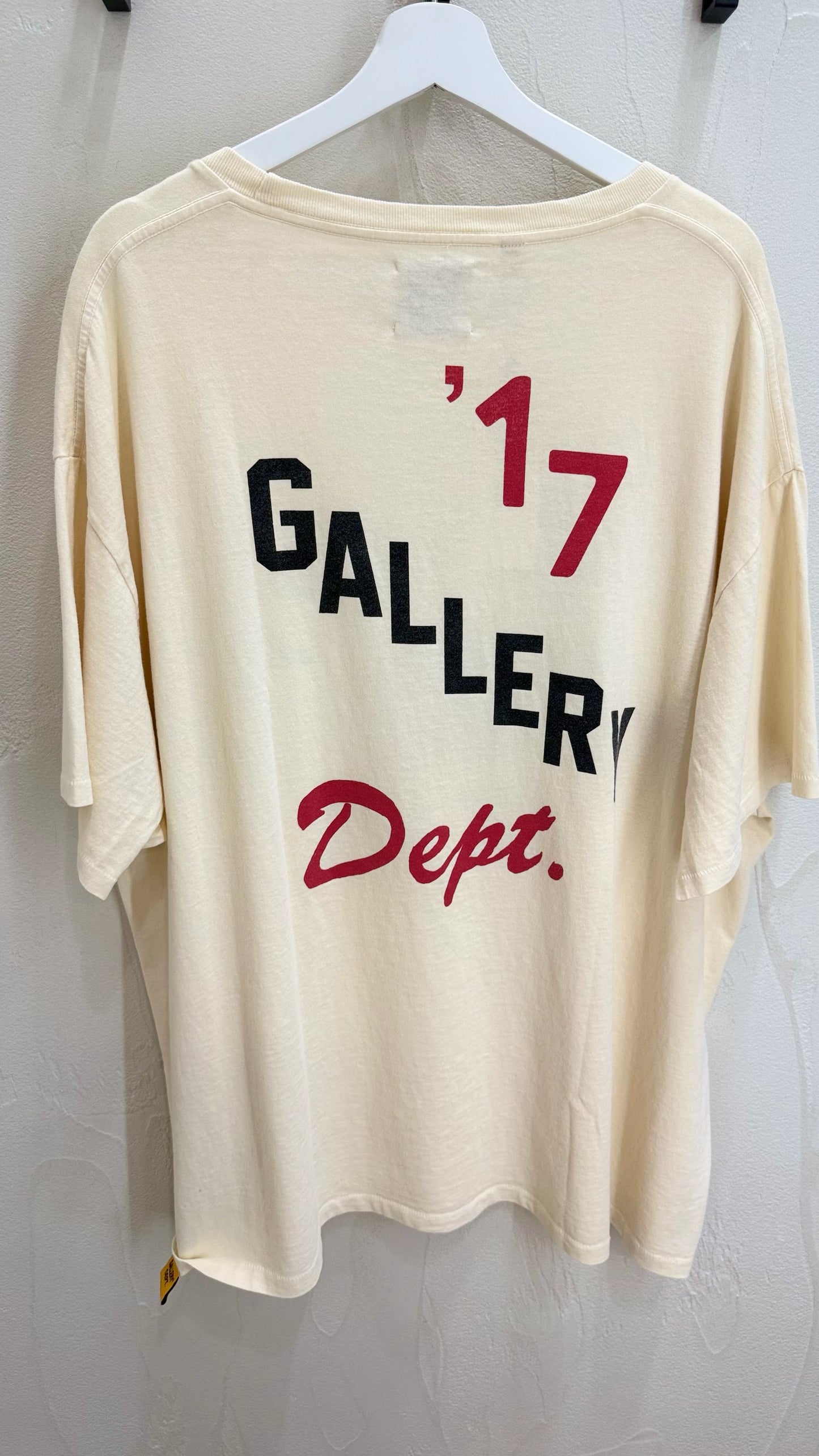 Gallery Dept Boxing T-shirt Cream