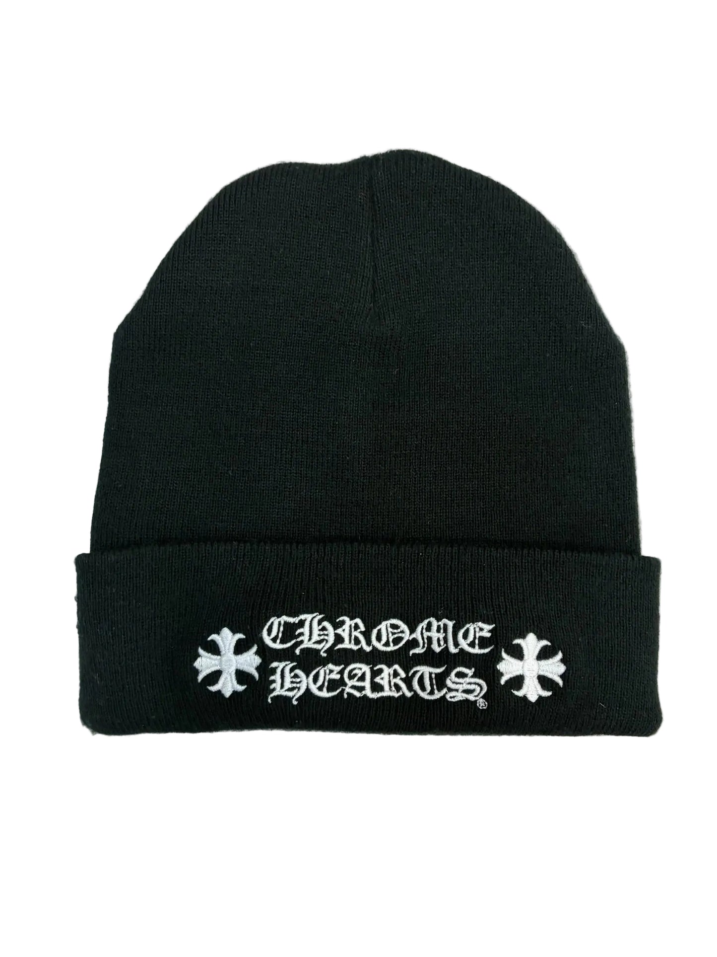 ChromeHearts Black Beanie
