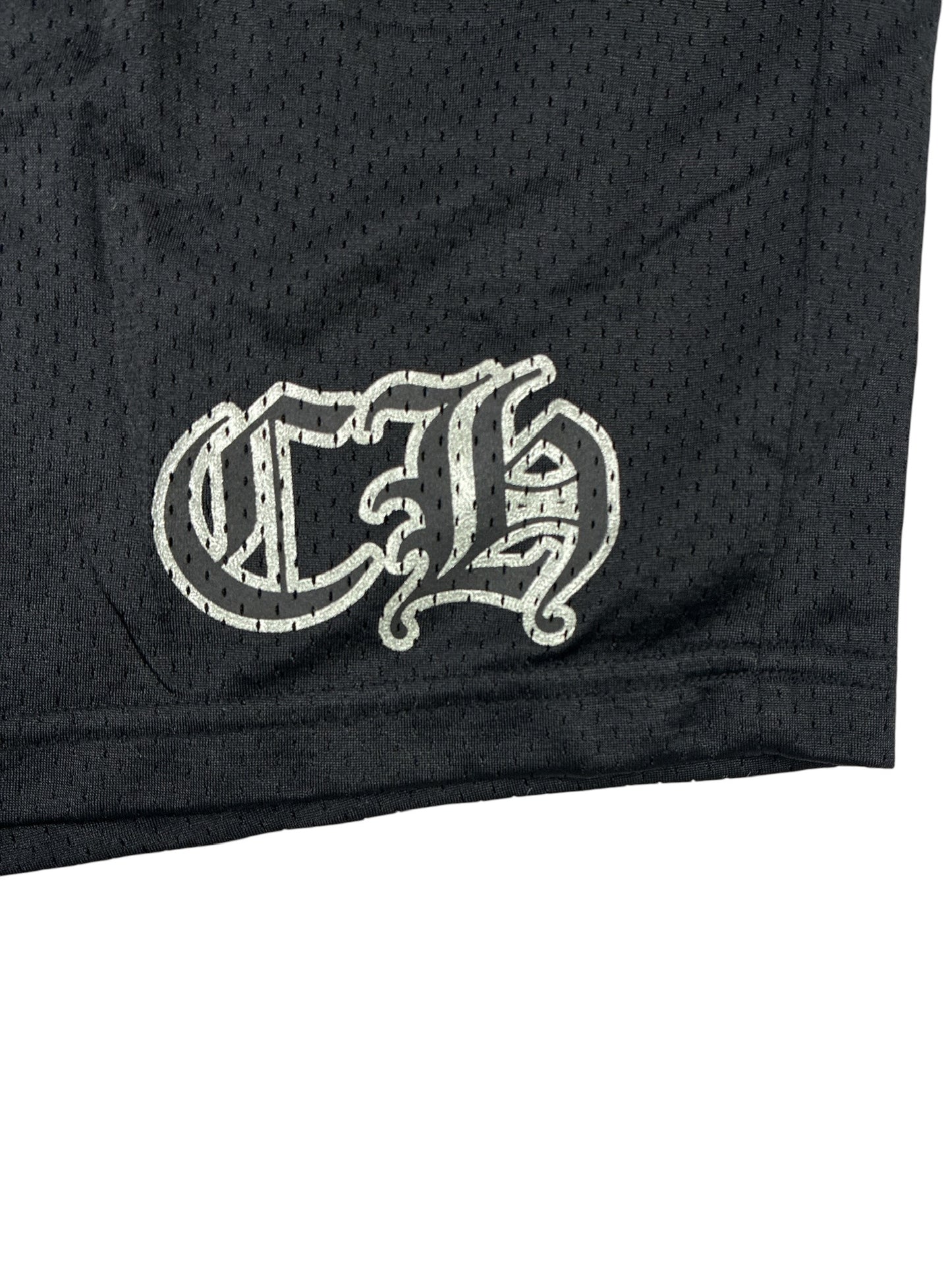 Chrome Hearts Black Mesh Shorts