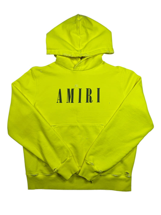 AMIRI Core Logo Hoodie Lime