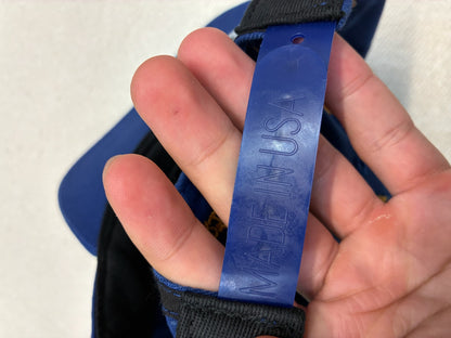 Chrome Hearts CH Cross Patch Trucker Hat Blue/Gold