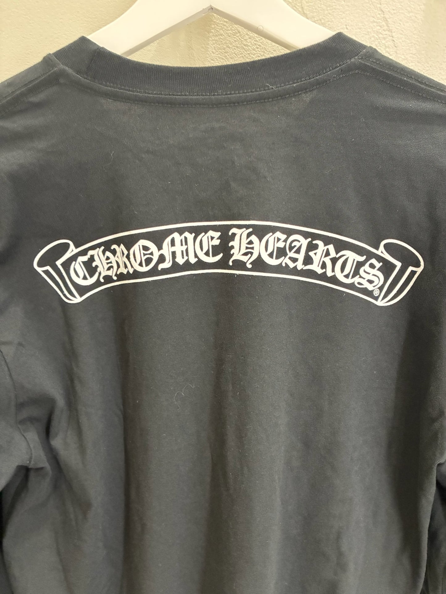 T-shirt à manches longues Chrome Hearts avec logo en volute