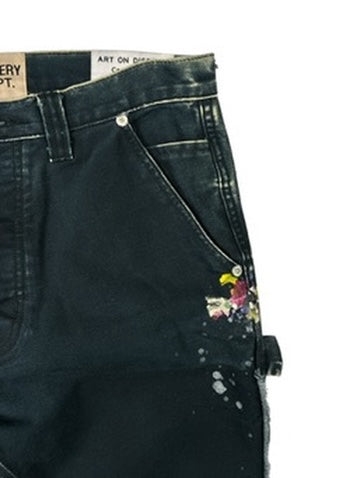 Gallery Dept Carpenter Flared Jeans Navy Blue
