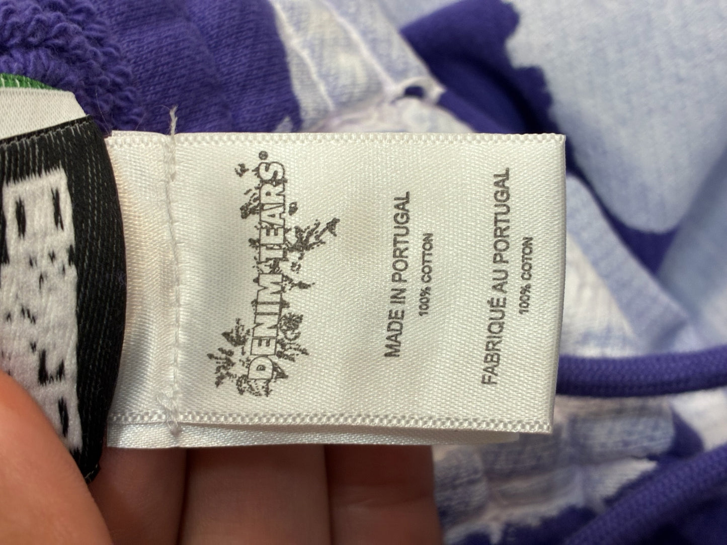 Denim Tears The Cotton Wreath Big Sweatpants Purple