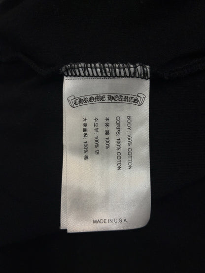 Chrome Hearts Multicolor Floral Long Sleeve Black Tee