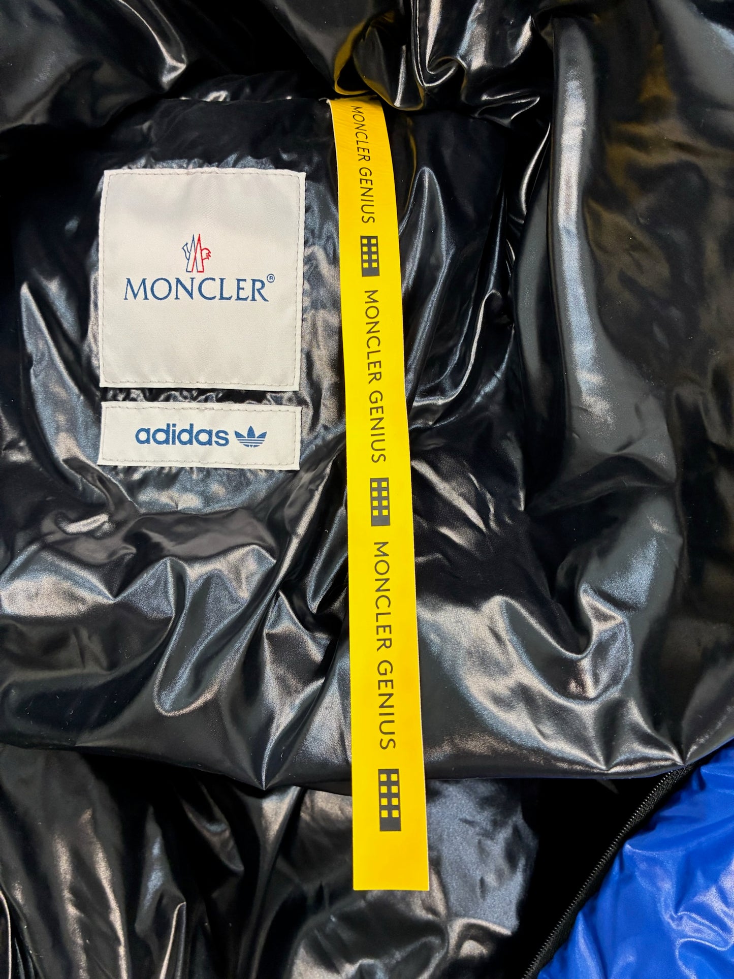Moncler Genius x Addidas Chambery Hooded Down Jacket 'Blue'