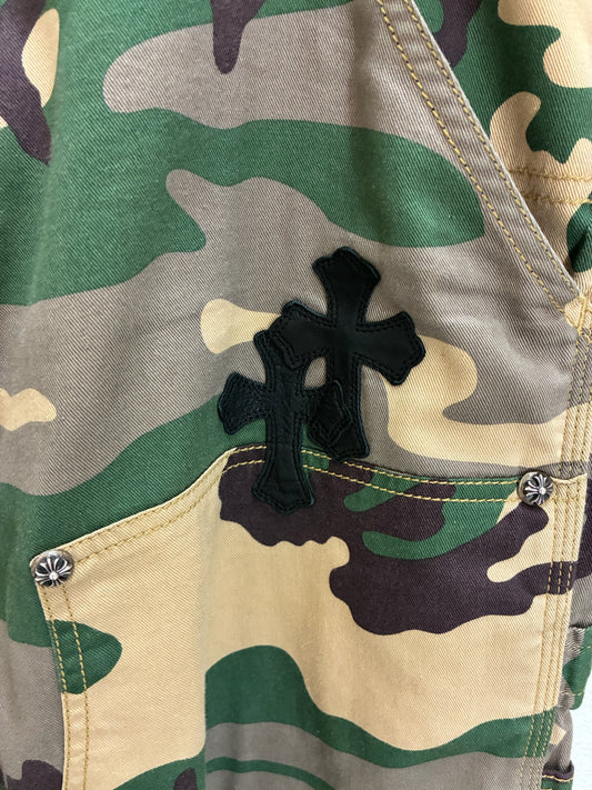 Chrome Hearts Matty Boy Sex Record Green Camo Shorts