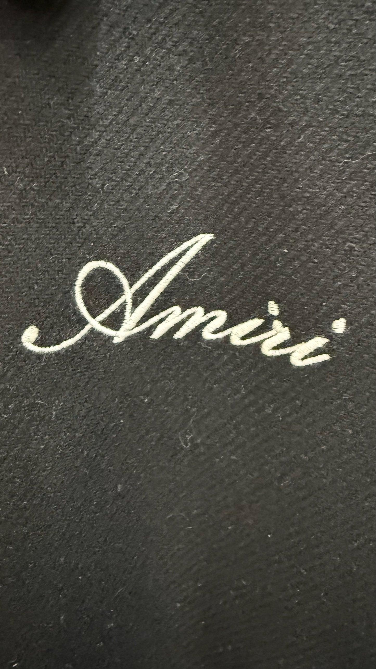 Amiri Bones Wool-Blend Varsity Jacket 'Black'