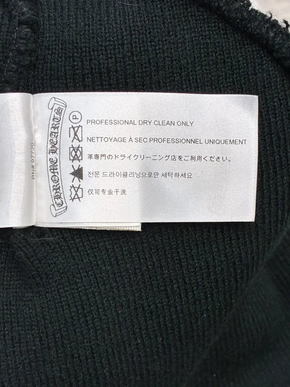 Chrome Hearts Black Beanie