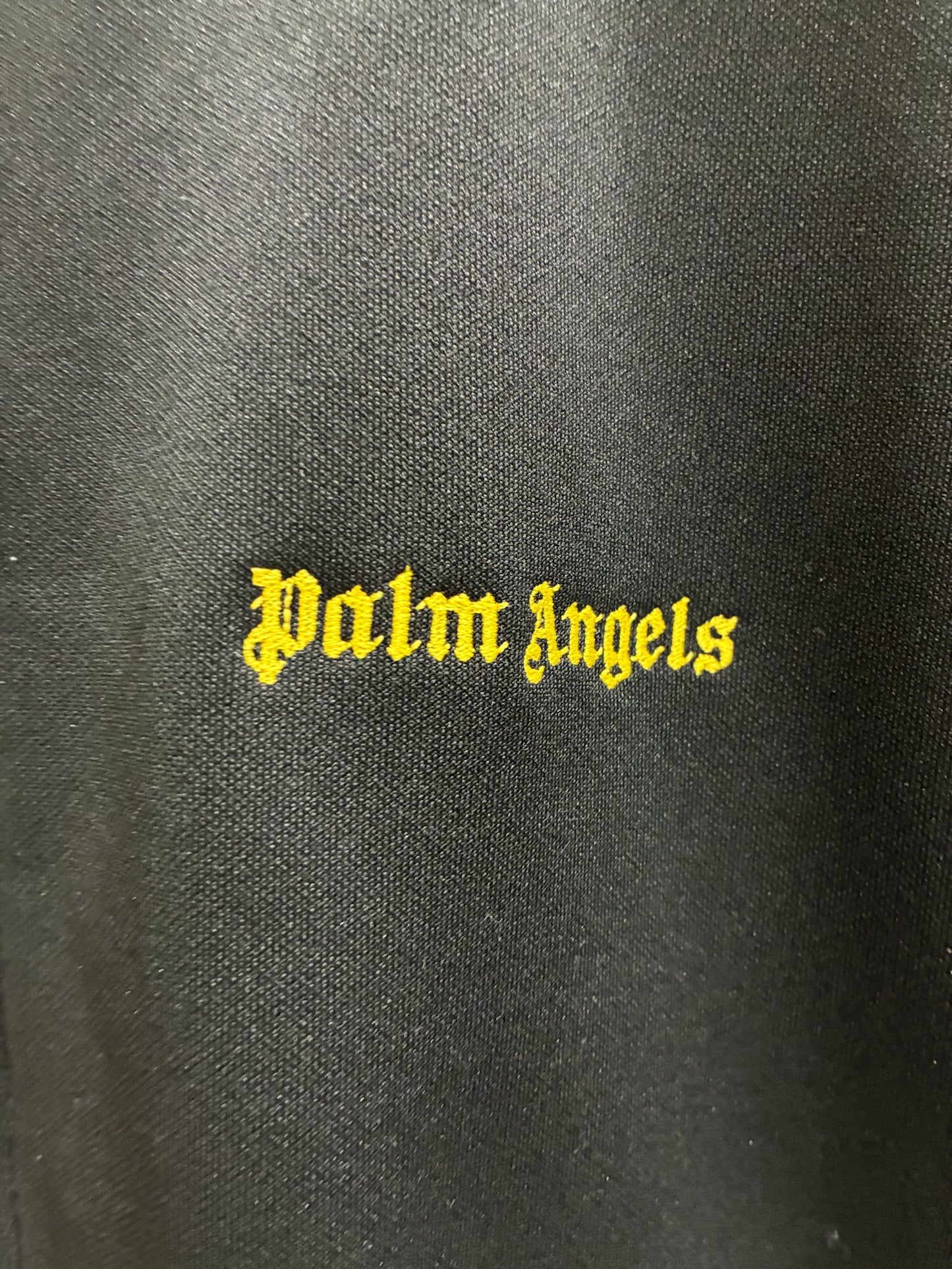 Palm Angels Classic Logo Track Jacket 'Black&Yellow'