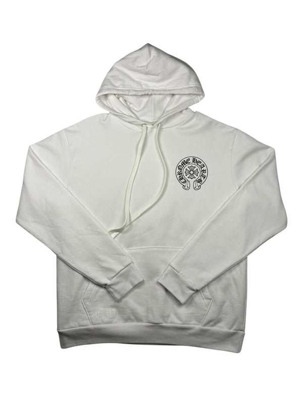 Chrome Hearts Miami Exclusive Horseshoe Hoodie White